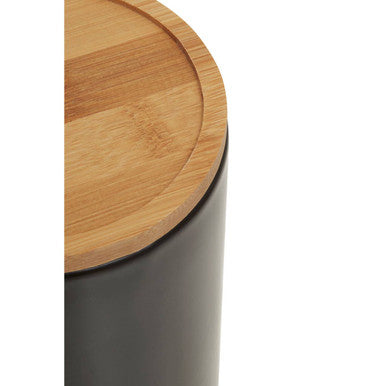 Black Large Stoneware Canister | Fenwick