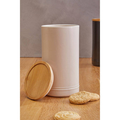 Cream Large Stoneware Canister | Fenwick