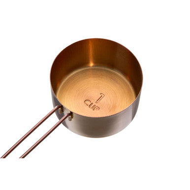 Alchemist Rose Gold Finish Set of 4 Measuring Cups