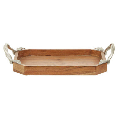Acacia Wood Small Rectangular Tray | Vine