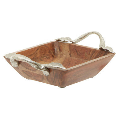 Acacia Wood Square Bowl | Vine