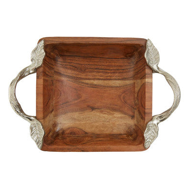 Acacia Wood Square Bowl | Vine
