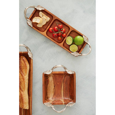 Acacia Wood Square Bowl | Vine