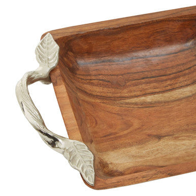 Acacia Wood Square Bowl | Vine