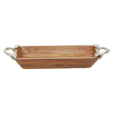 Acacia Wood  Rectangular Bowl | Vine