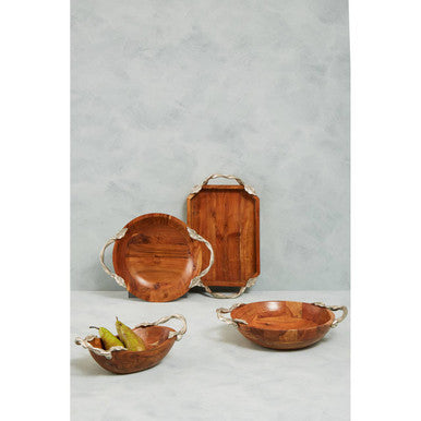 Acacia Wood Serving Bowl | Vine