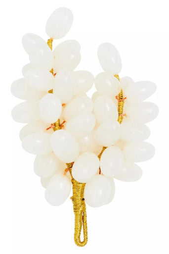 White Onyx Decorative Grapes | Oleena