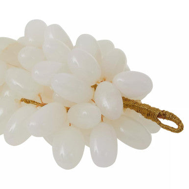 White Onyx Decorative Grapes | Oleena