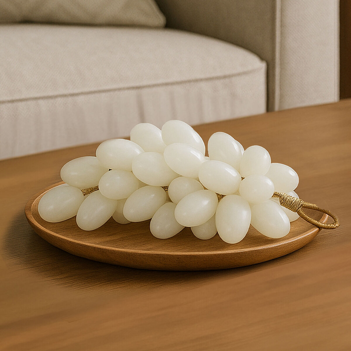 White Onyx Decorative Grapes | Oleena