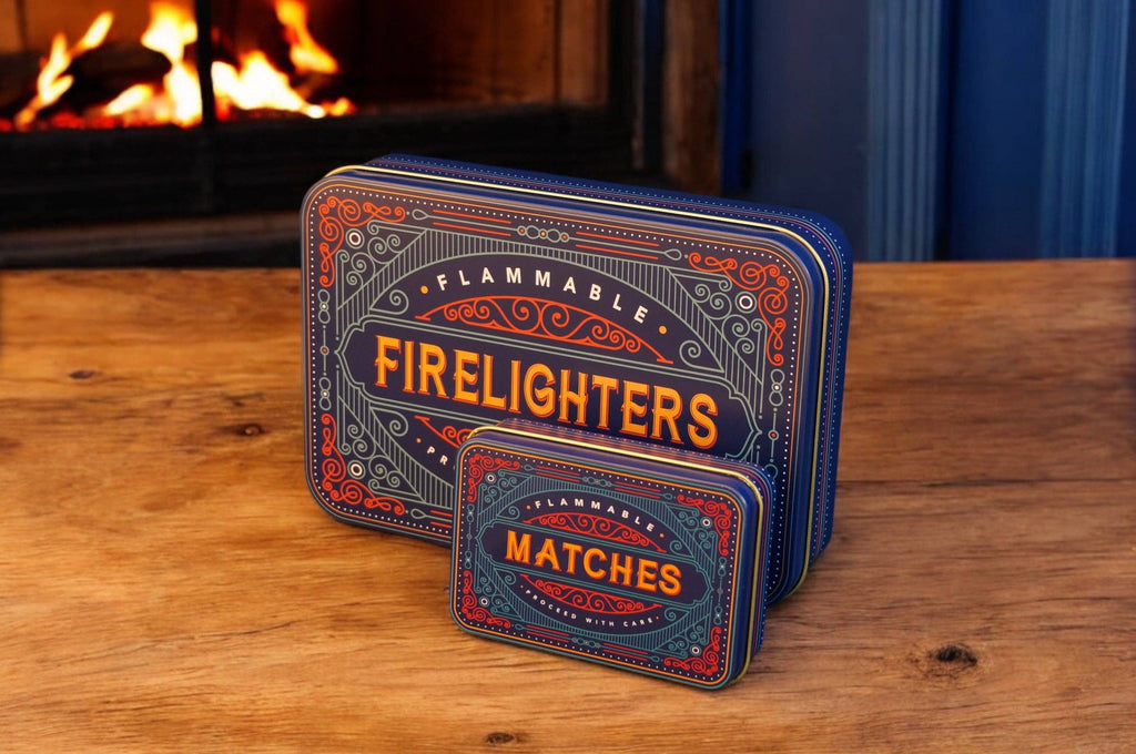 TINIT's Firelighter and Match Tin Set