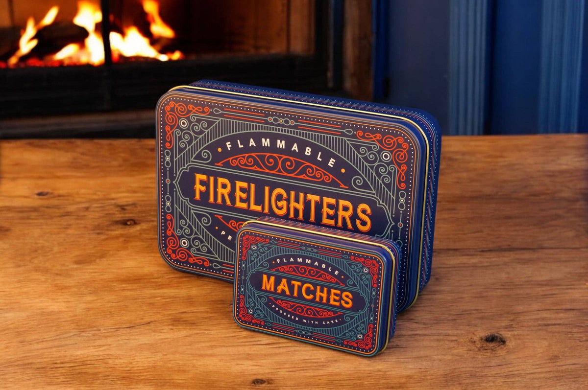 TINIT's Firelighter and Match Tin Set