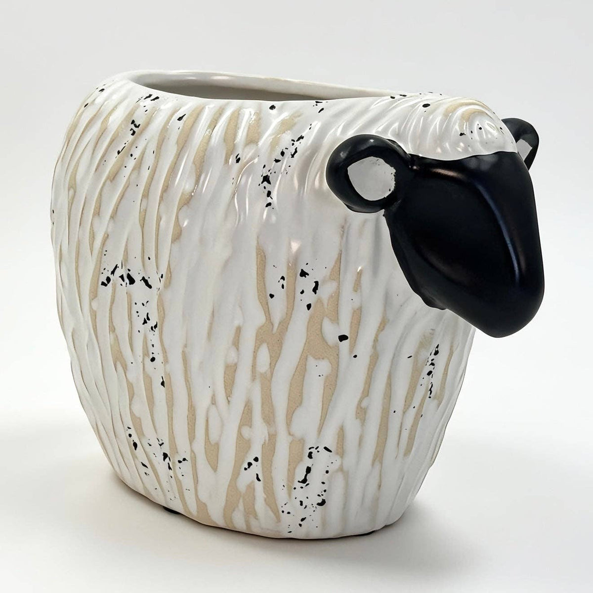 Stoneware Lamb Vase - Small
