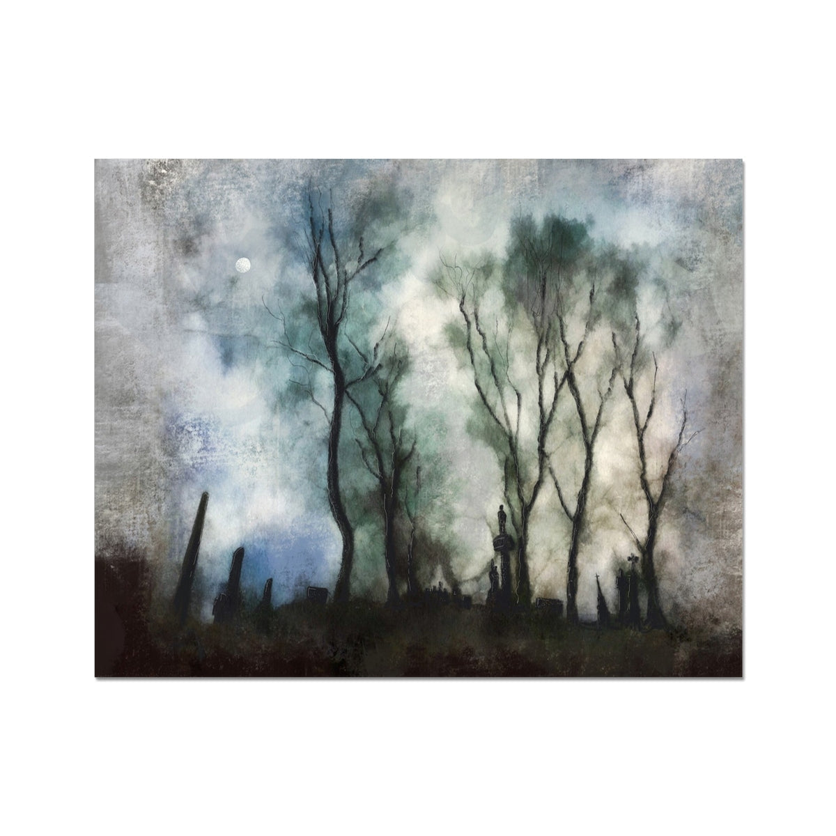 Glasgow Necropolis Moonlight Artist Proof Collector Print
