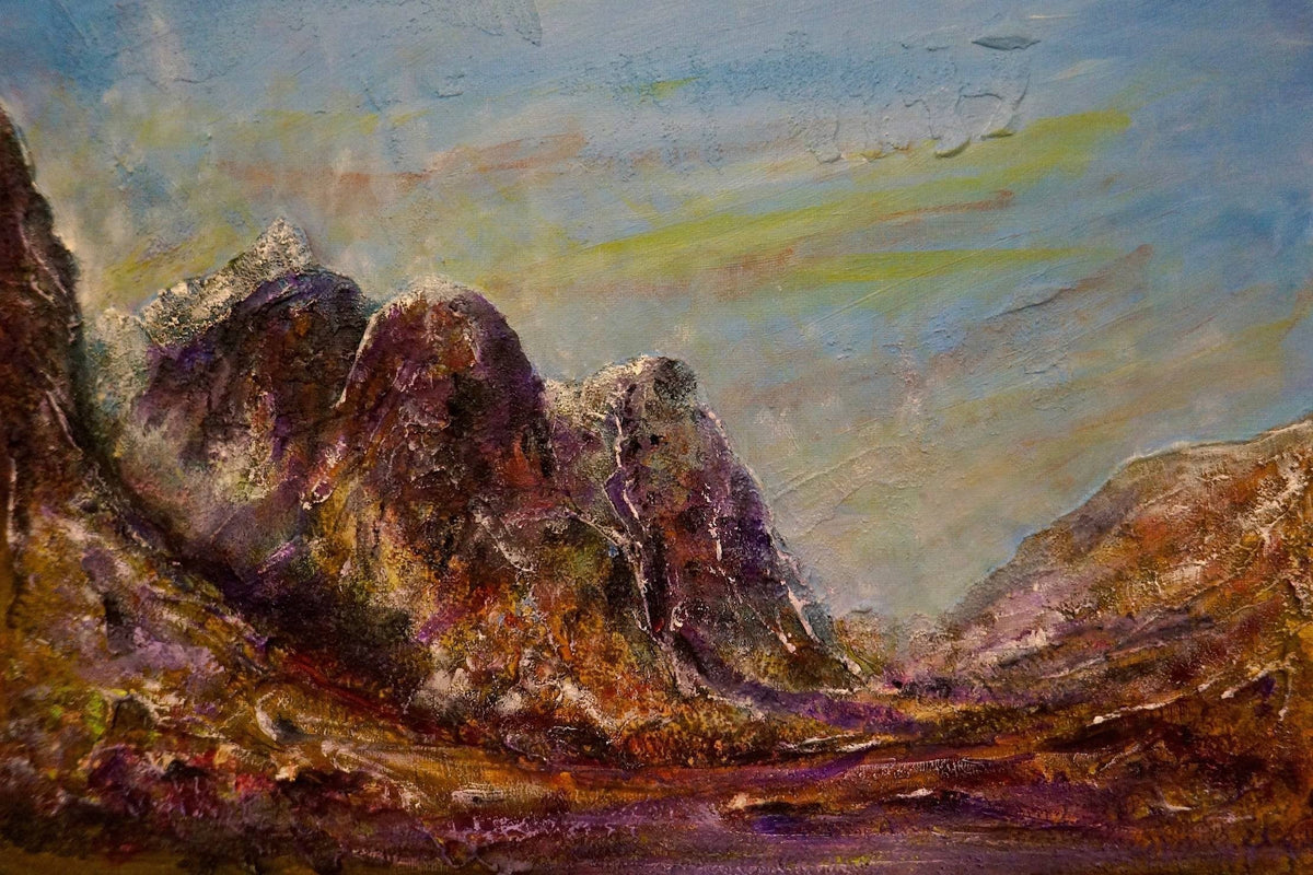 The Three Sisters of Glencoe | Statement Interior Wall Art from Scotland